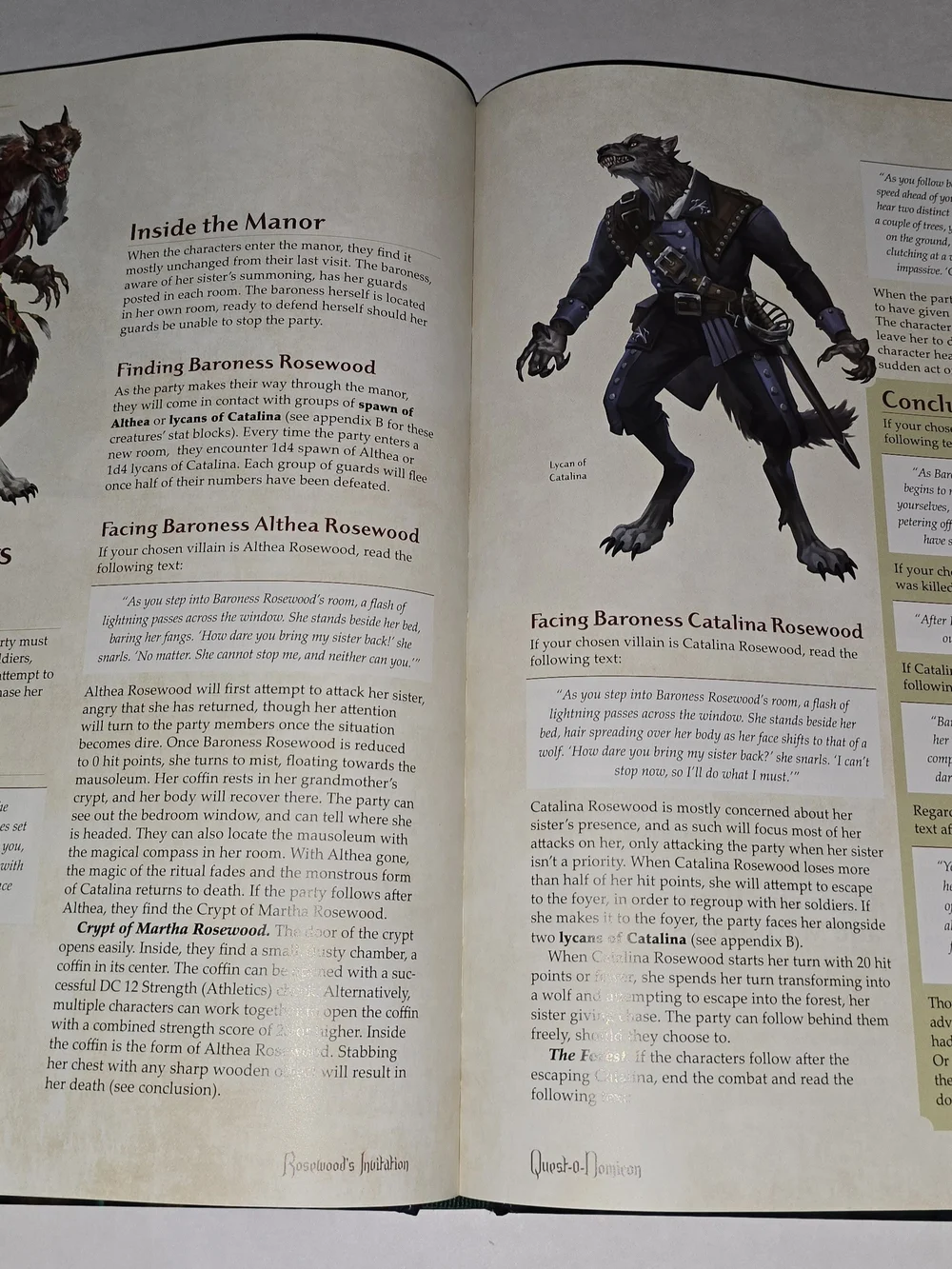 Quest-O-Nomicon HC Ghostfire Illustrated RPG Fantasy Adventure by Ser Nominus